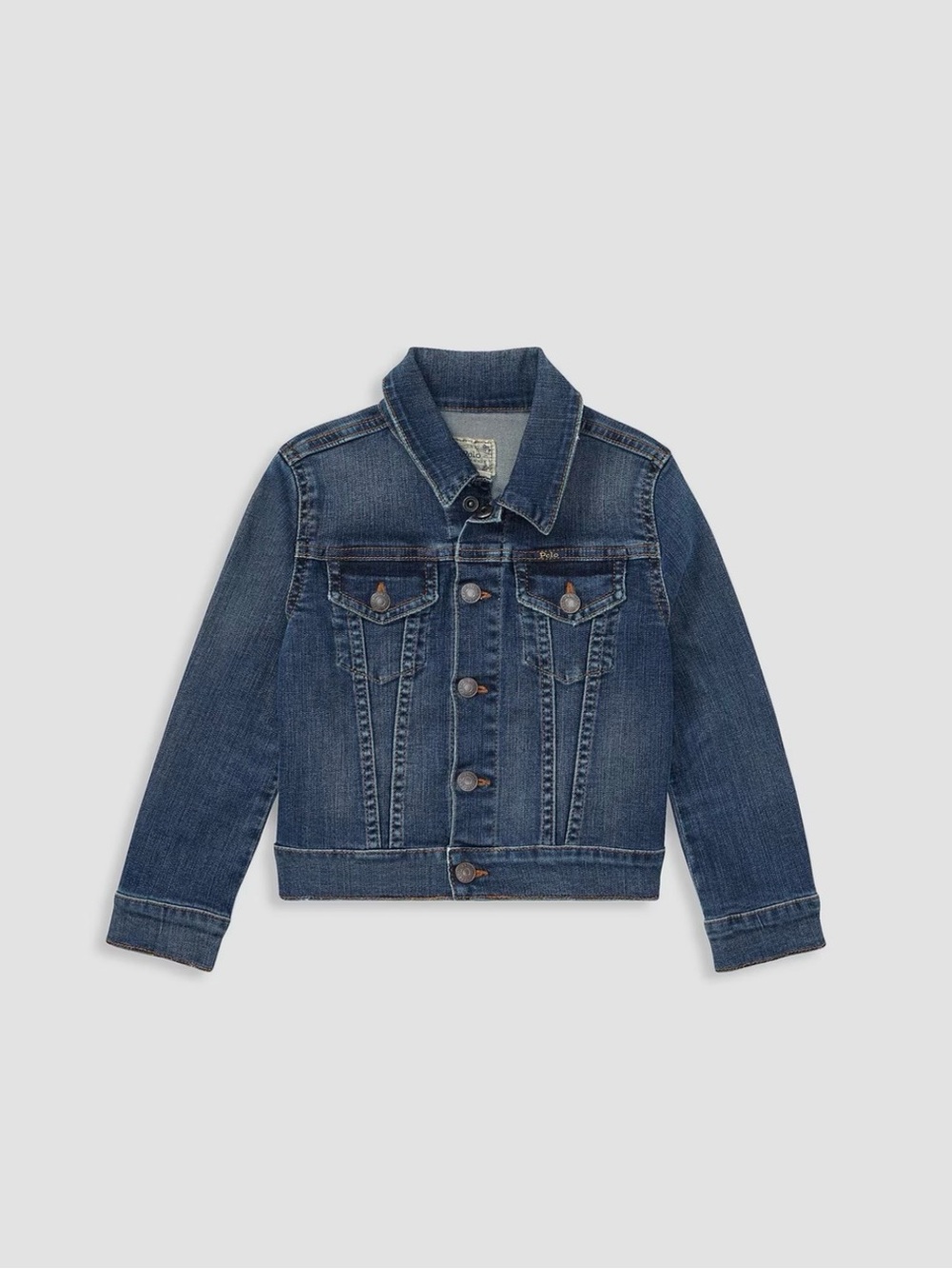 Polo by Ralph Lauren Kids' Denim Jacket in Deep Blue